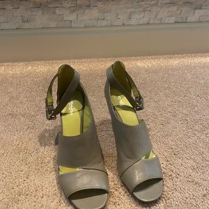 Coach Grey heels